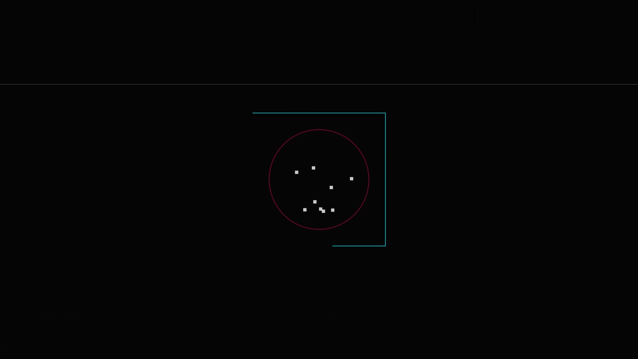 Abstract Digital Glitch Animation with Geometric Shapes