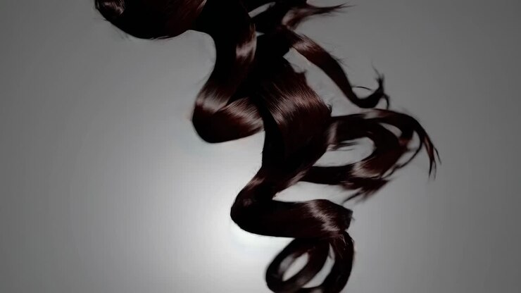 Mooi bruin haar