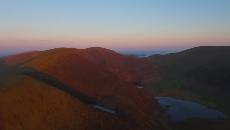 sunrise at conor pass - dingle co.kerry - 4k cinematic drone footage 02