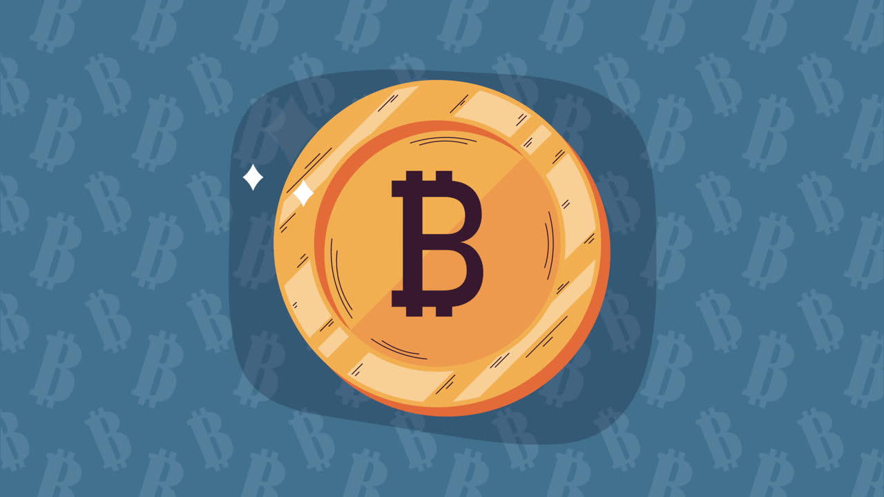 la criptomoneda bitcoin invierte en la animación