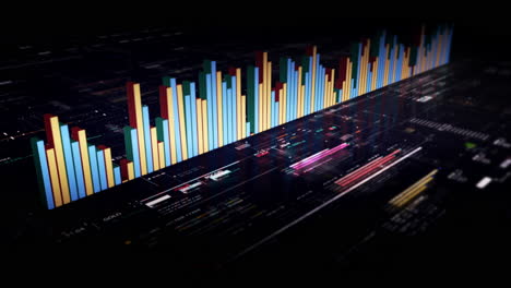 business presentations with this stock market trading info graphic