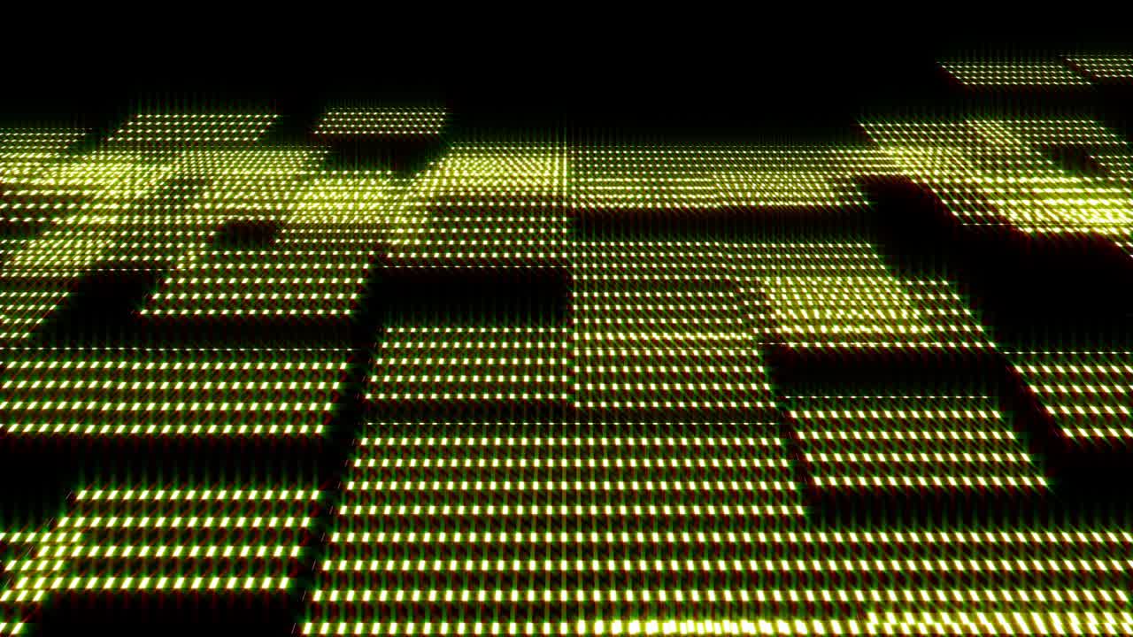 Digital technology background. Network with glowing light blue dots structure