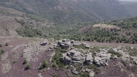 video with drone flying parc national des cevennes france