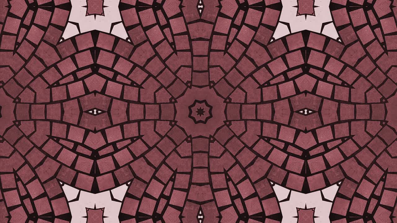Classic brownkaleidoscope pattern background