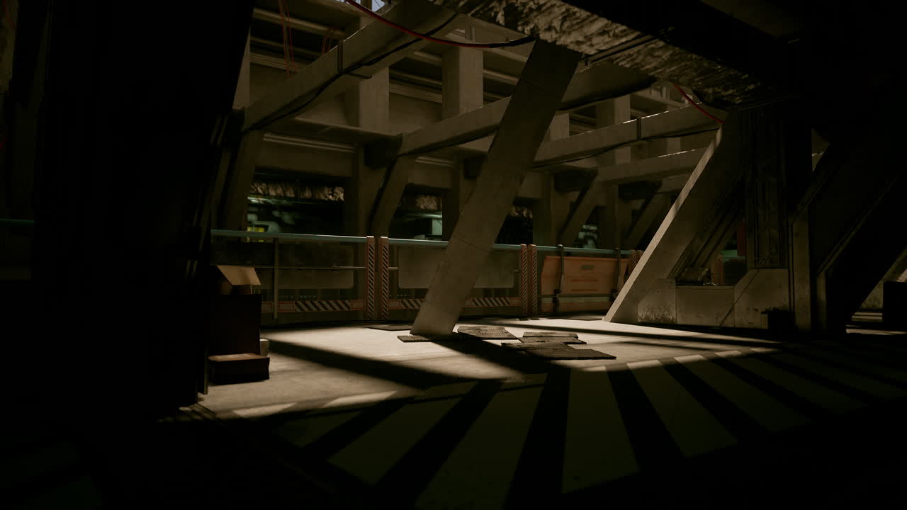 미래의 산업 인테리어