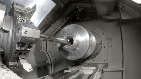 industry lathe machine work