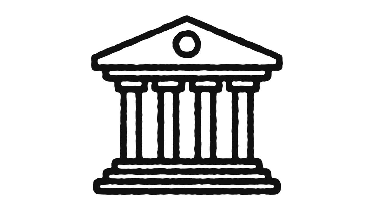 Filmato di animazione dell'icona dell'Istituto di Ricerca e Canale Alpha.