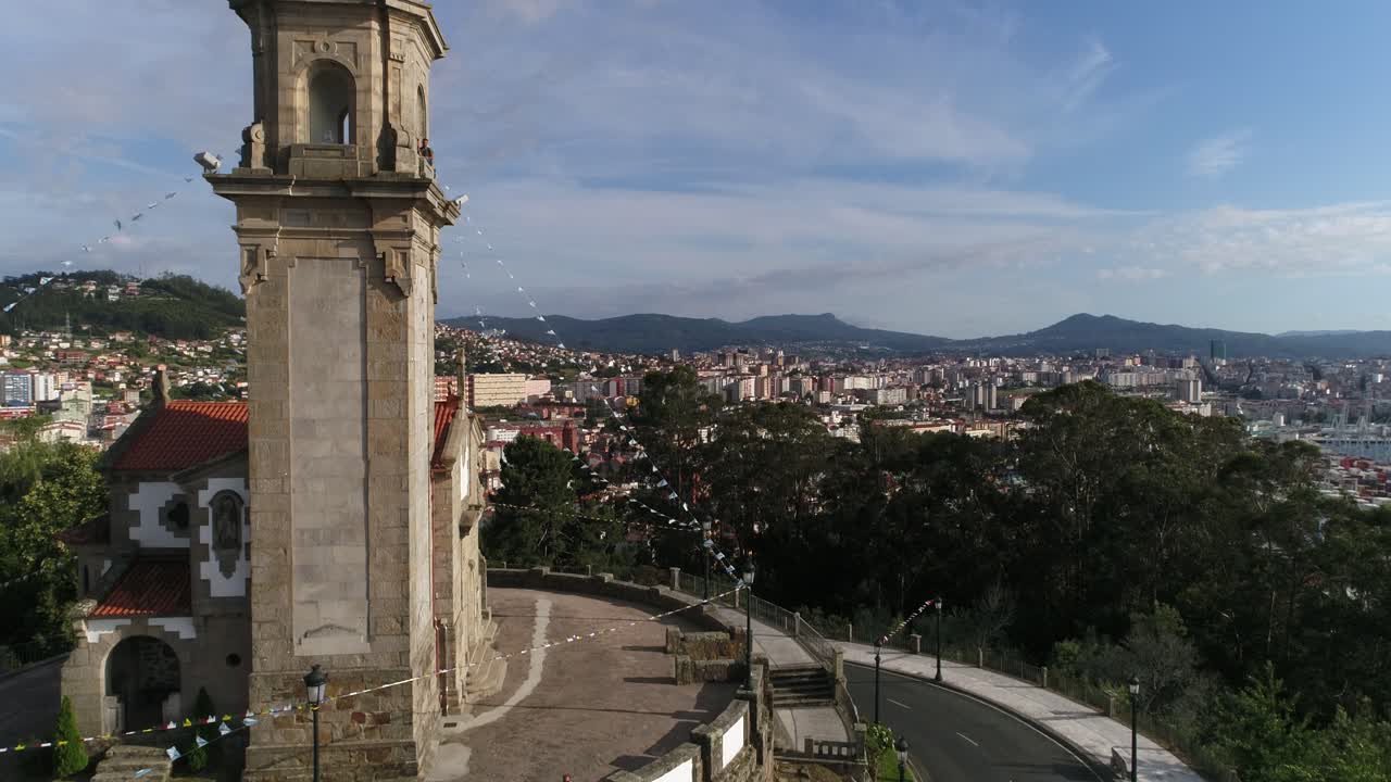 Vigo, Galicia, Espanja – ilmakuva