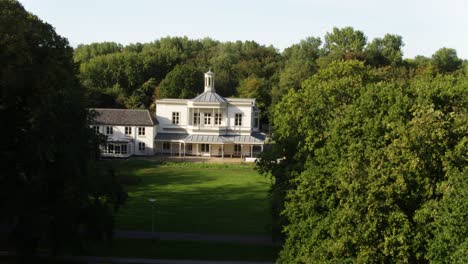 historic house in a park