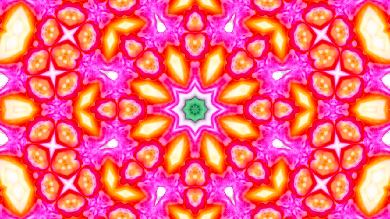 Movimento astratto di sfondo caleidoscopico colorato