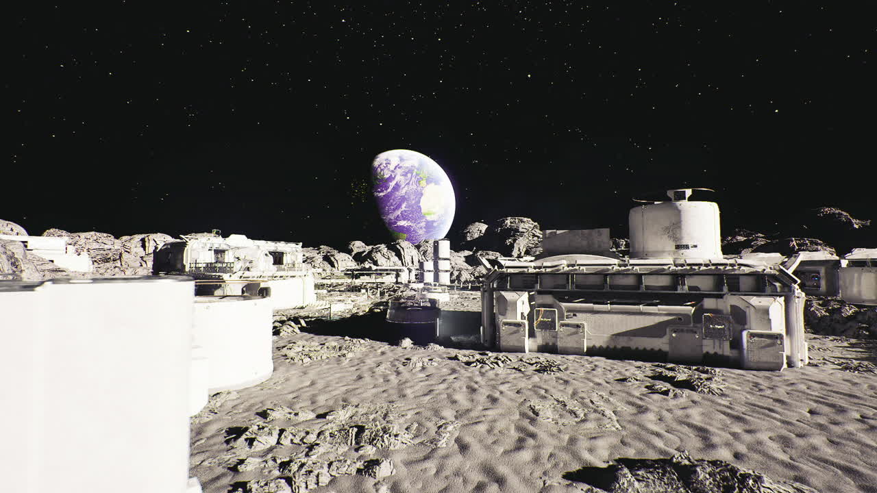 O nascer do sol projeta brilho sobre zona de investigação lunar, iniciando jornada