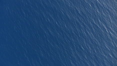 aerial view of calm blue ocean
