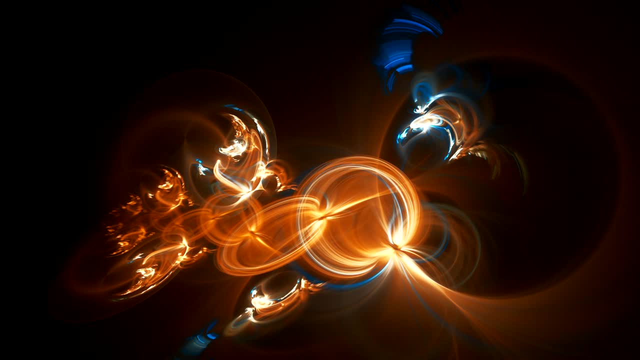 크리에이티브 디자인을 위한 추상적인 프랙탈 영상