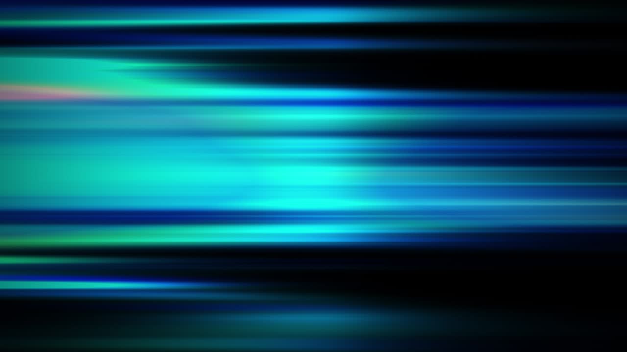 Speedy blue light video material. High Technology and futuristic looking abstract light speed velocity background. 4K 3D render seamless loop. Sci-Fi blue spectrum hyper speed warp loop animation.