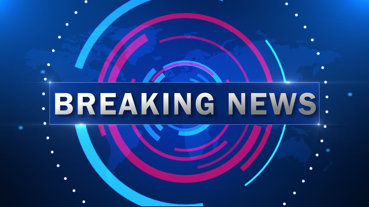 3d loop background news or information presentation breaking news broadcast concept design template