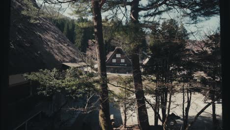 traditional gassho-zukuri houses in shirakawa village, gifu prefecture, japan