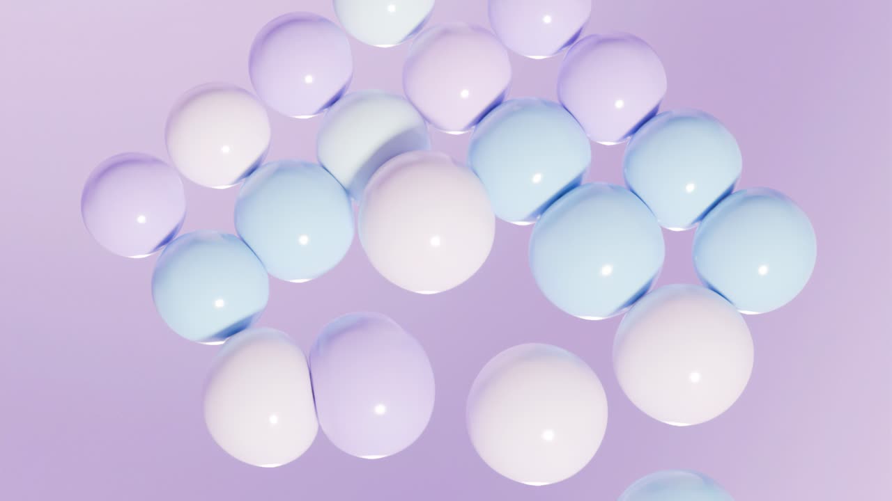 Abstract Pastel Spheres