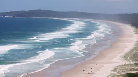 a tranquil beach scene over twelve seconds