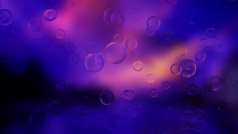 abstract bubbles background loop