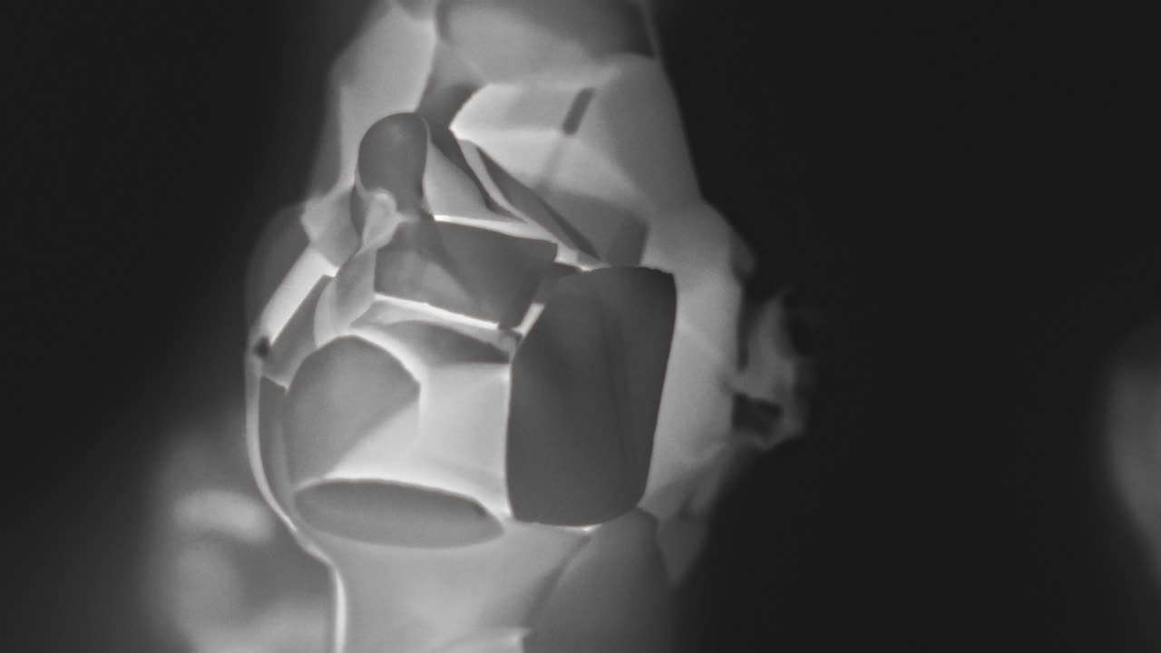 Broken mannequin head shells in xray