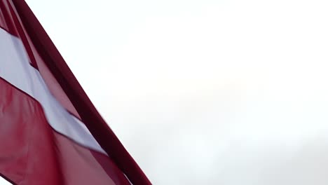 latvian flag on holidays