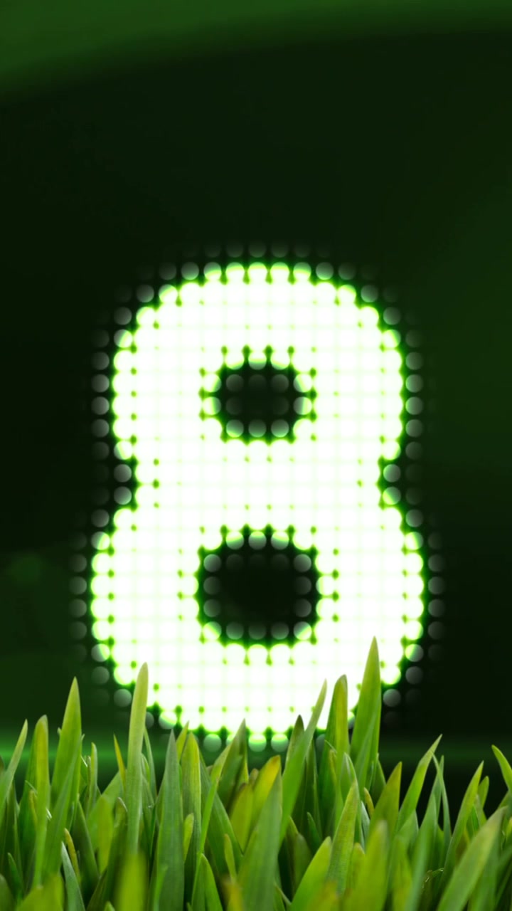 Animated countdown video 4k