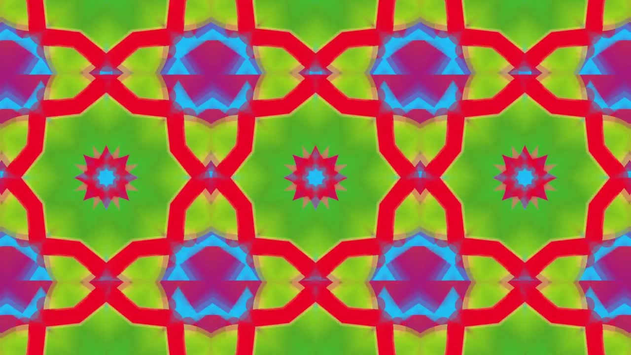 kaleidoscopio multicolor en movimiento patrones y formas abstractas
