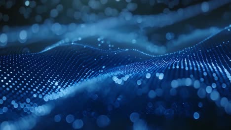 Abstract Digital Data Wave Background