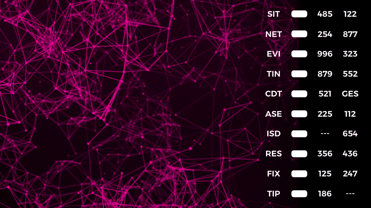 datos y estadísticas de informes, animación con diagramas gráficos.
