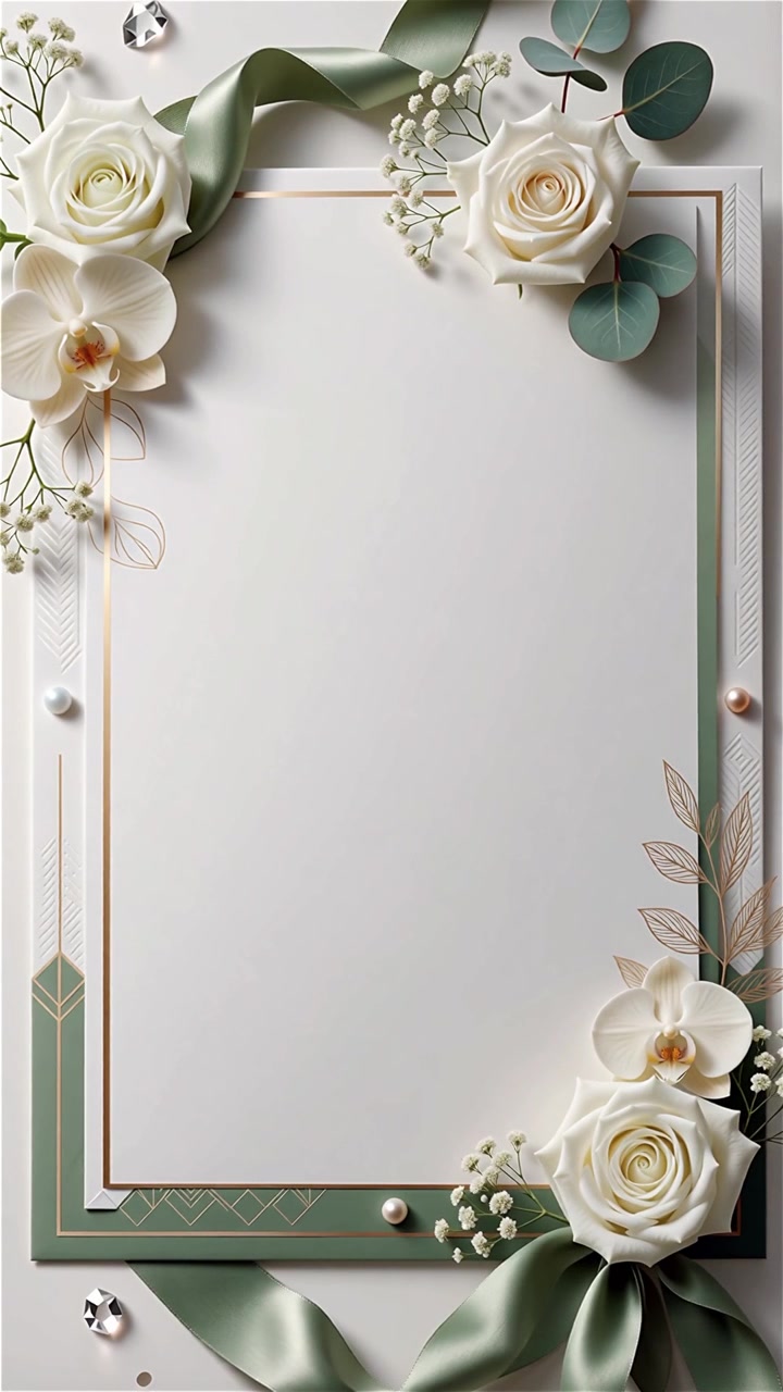 Minimalist Luxury Wedding Invitation Background