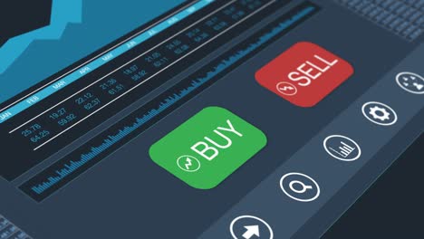 online trading concept