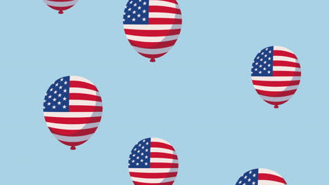 american flag balloons