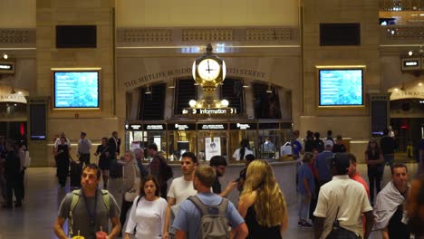 grand central terminal: a busy day in new york city