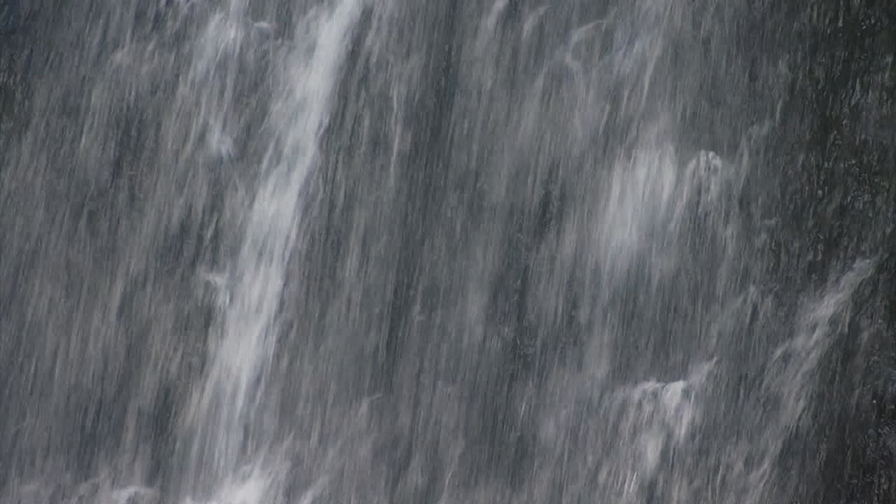 Close-up of a Waterfall in Tahiti, French Polynesia