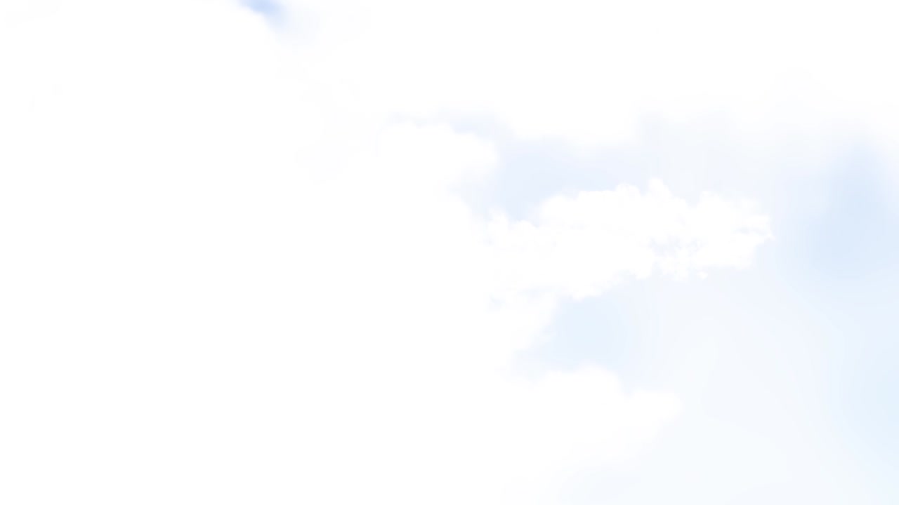 hermoso cielo azul con nubes animación de bucle de fondo pantalla verde.