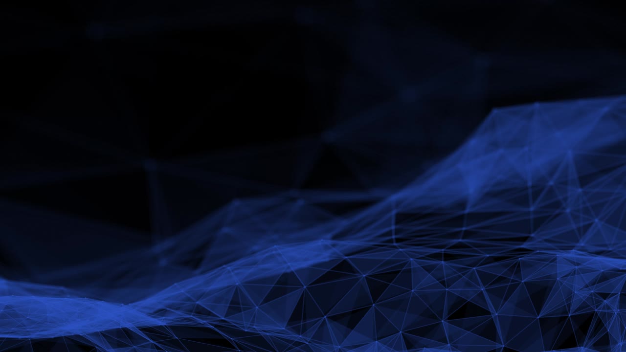 tecnologia in stile plexus blu screensaver di sfondo video loop senza cuciture 4k