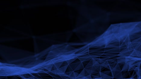 tecnología de estilo plexus azul salvapantallas de fondo de video bucle sin costuras 4k