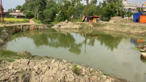 Beautiful-shot-of-a-village-in-western-part-of-India