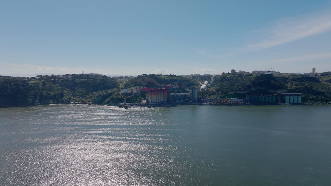 Drone shot from the river.