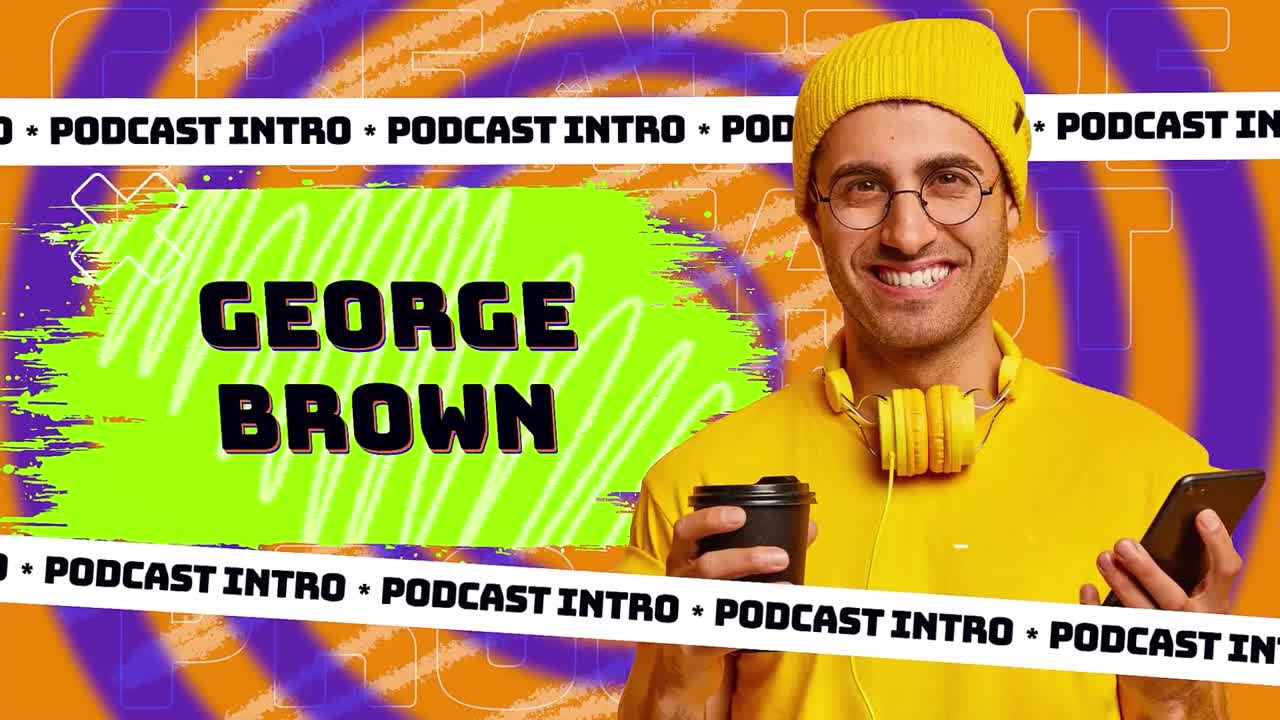 Introduzione podcast per programmi con interviste, contenuti audio e branding professionale