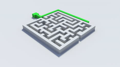 Green-line-going-around-a-maze-to-the-other-side