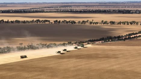 broad acre grain harvesting in western australia