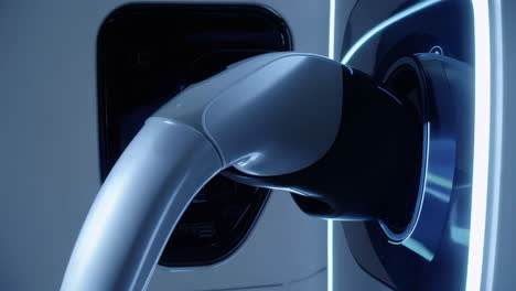 electric vehicle charging port close-up