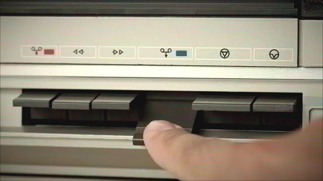 Vintage Cassette Deck Controls