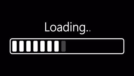 loading animation. download. progress concept. loader icons set. alfa chanel. 4k