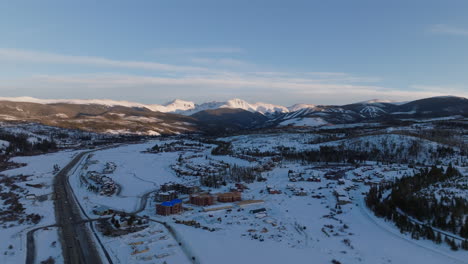 Aerial-Left-to-Right-Shot-of-the-Rocky-Mountains