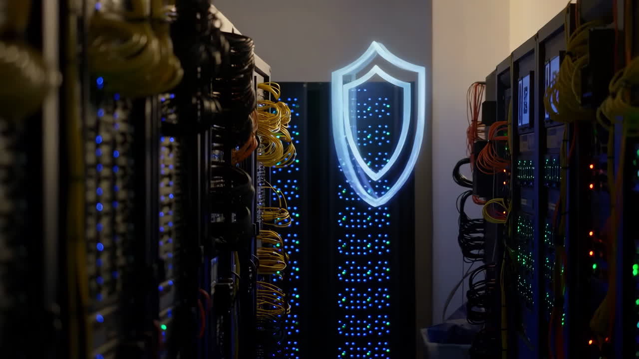 Digital Security and Data Management in a Server Room