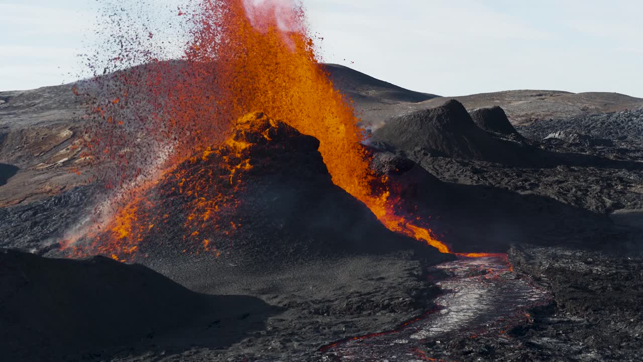 volcán fagradalsfjall en el suroeste de islandia