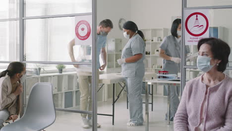 people get vaccinated in clinic