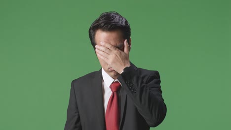 스트레스를 받은 사업가